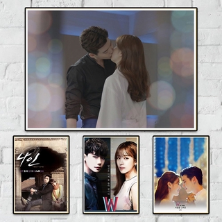 Poster Treo Tường Hình Nhóm Nhạc Nine: 9 Times Travel / W: Two Worlds Phong Cách Hàn Quốc
