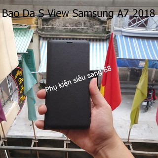 Samsung a7 2018| bao da s view samsung a7 2018 - hàng chuẩn