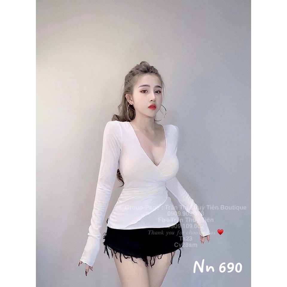 Áo vạt chéo siêu hot hít
