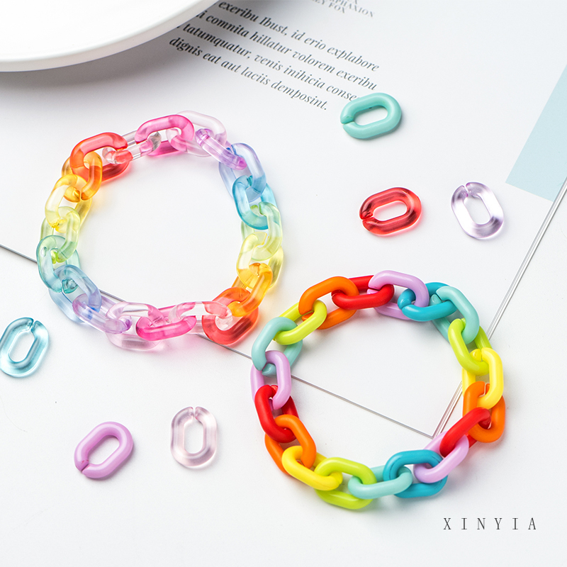 Vòng Tay Chất Liệu Acrylic Phong Cách Hàn Quốc Cho Nữ