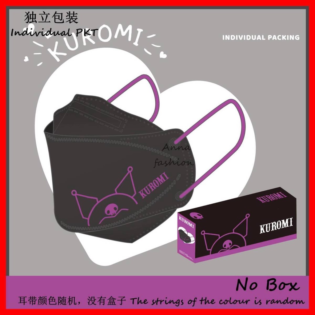 Set 10 / 30 Khẩu Trang 4 Lớp KF9.4 Họa Tiết Hoạt Hình Dùng Một Lần Dành Cho Người Lớn