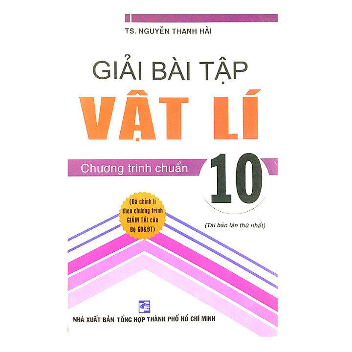 Sách Giải Bài Tập Vật Lí 10 - Chương Trình Chuẩn