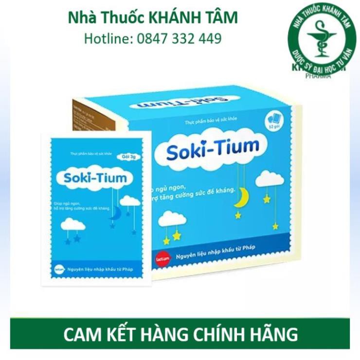 SOKI TIUM - Sữa non giúp bé ngủ ngon - Colostrum - SOKITIUM _Khánh Tâm ! !