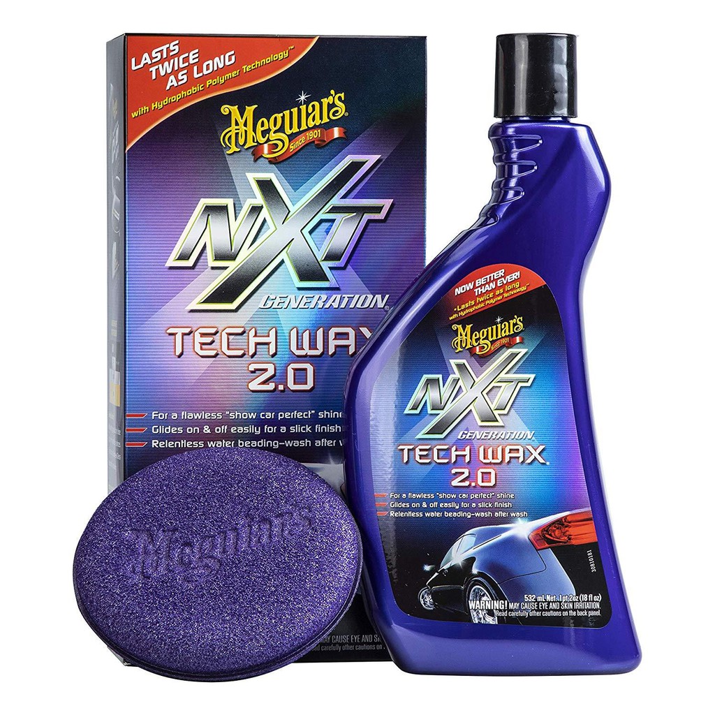 [Mã LTP50 giảm 50000 đơn 150000] [Mẫu dùng thử] Meguiar's Wax bóng sơn xe dòng NXT - NXT Tech Wax - G127001T, 14 ml