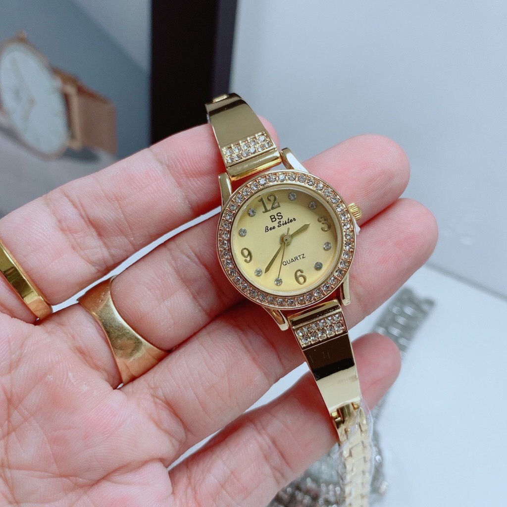 Đồng hồ nữ BEE SISTER BSLN dạng lắc tay mặt tròn nhỏ sang chảnh | BigBuy360 - bigbuy360.vn