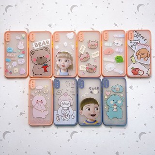 Ốp lưng nhám viền cao su dẻo iPhone x /iphone xs