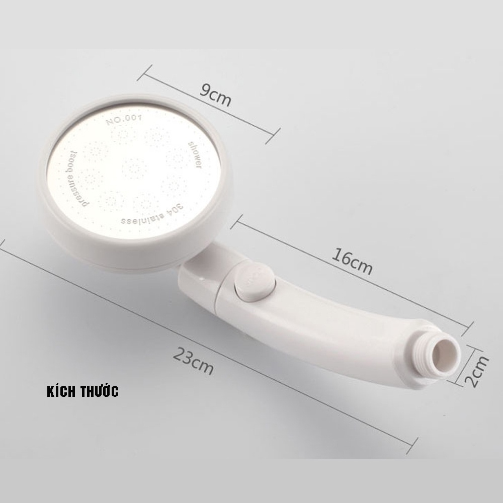 Đầu sen, bát sen, tay sen , vòi sen tăng áp lực Nhật Bản gật gù 360 có nút đóng mở trên thân vòi Minh House