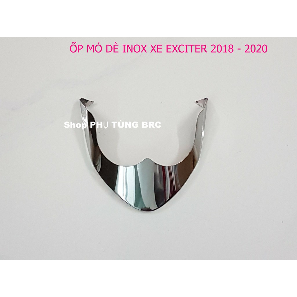 Bộ ốp mỏ dè INOX trước, sau xe EXCITER 150 đời 2018 - 2020