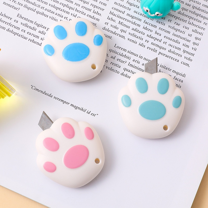 Dao rọc cắt giấy mini cute washi sticker TOGU hình đám mây, chân mèo, cục xương, củ cà rốt cao cấp loại tốt