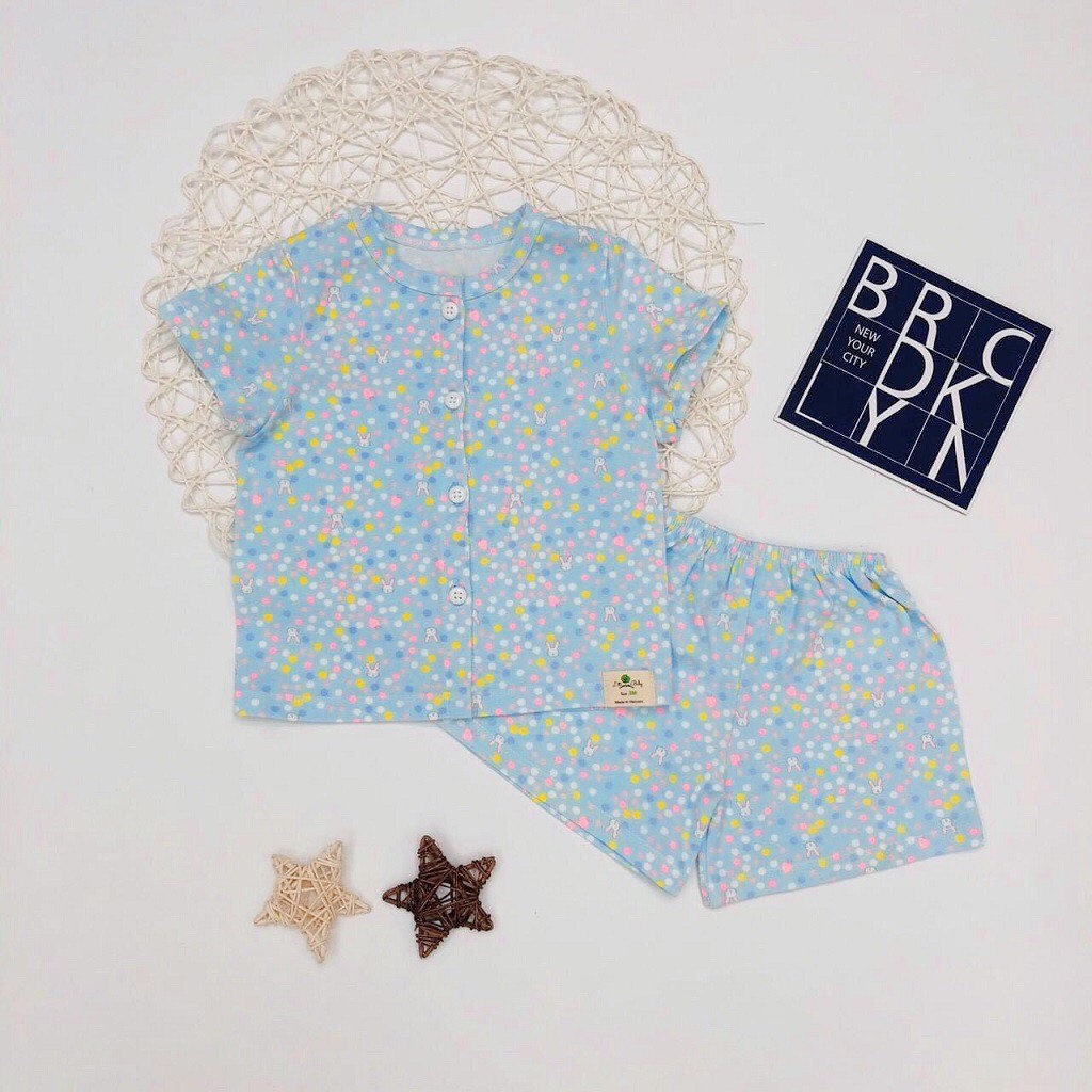 Bộ Sơ Sinh Cài Khuy Bé Gái, Bé Trai, Size 3-18m, Chất Cotton Siêu Mịn, Đẹp, Phù Hợp Với Làn Da Nhạy Của Bé