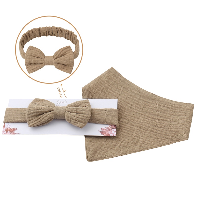Set 2 Yếm Ăn Co Dãn Xinh Xắn Cho Bé Gái