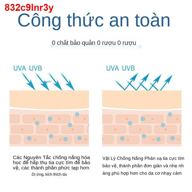 nước thái lankem chống nắng thấm nước, mồ hôi, cách ly lâu trôi và 2 trong 1 tia cực tím, làm trắng dưỡng ẩm hiệu