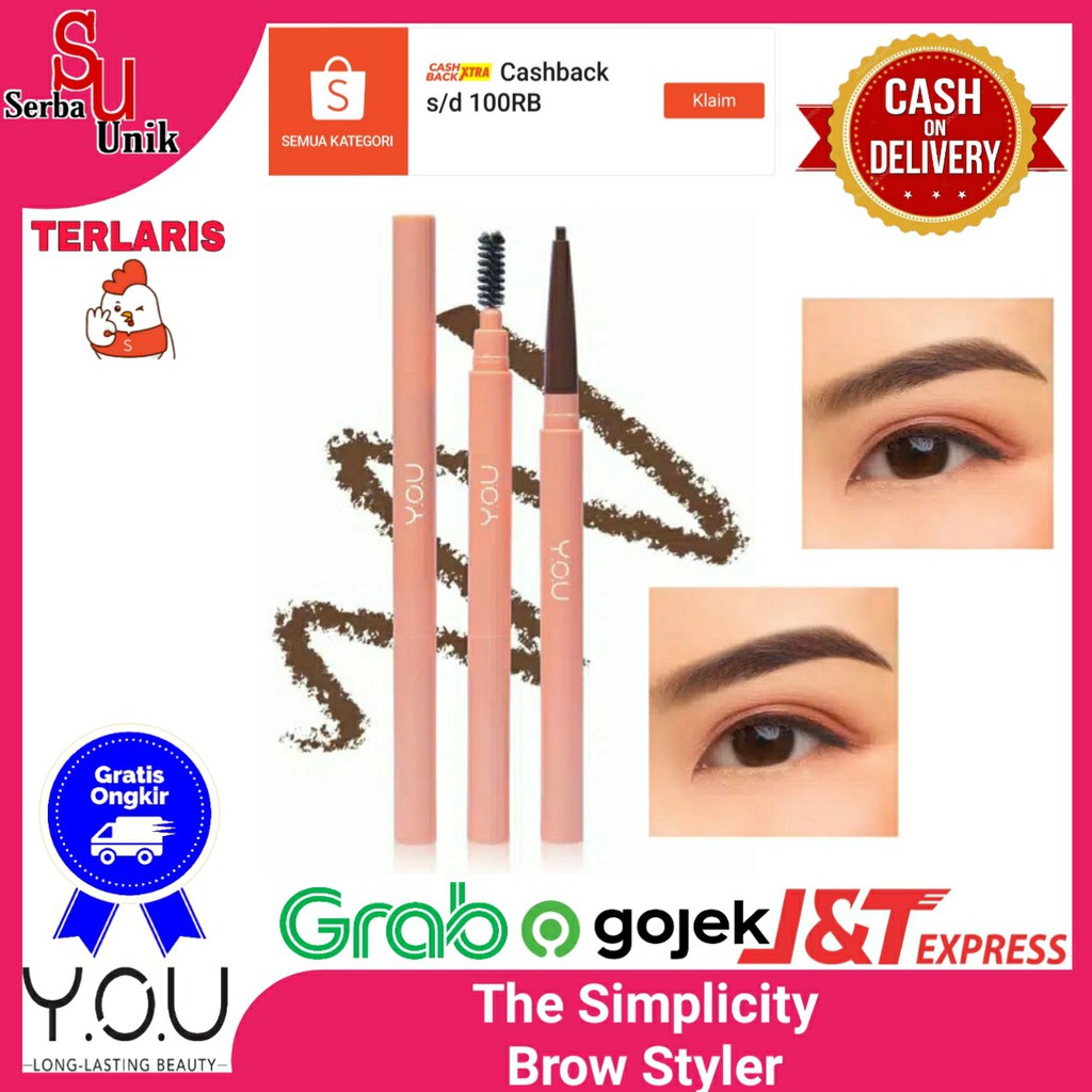 (hàng Mới Về) Chì Kẻ Lông Mày Thiết Kế Đơn Giản Tiện Dụng | BigBuy360 - bigbuy360.vn