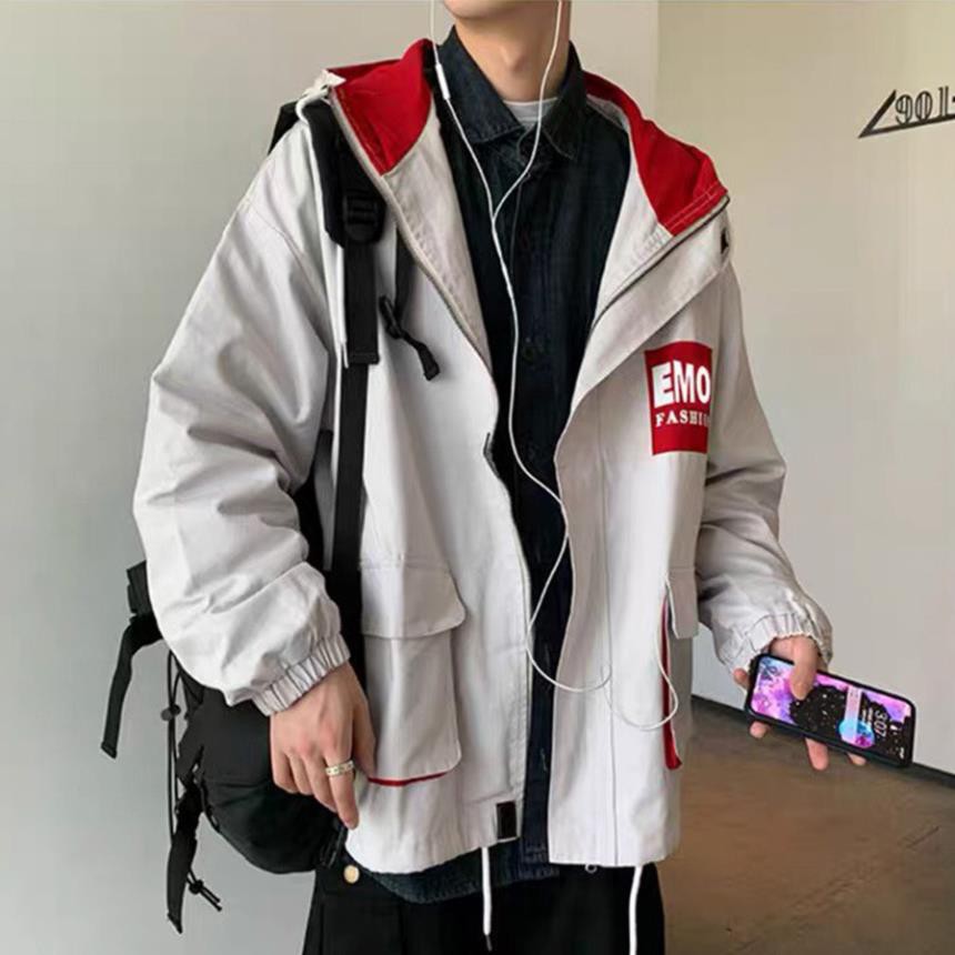 [S01] Áo khoác kaki 2 lớp EMO siêu chất thời trang-A515 | BigBuy360 - bigbuy360.vn