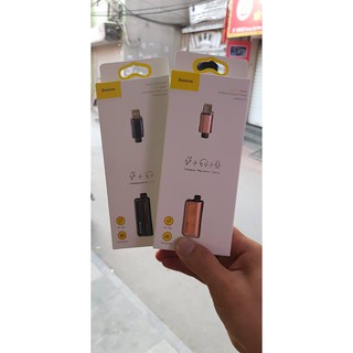 Cáp chuyển Lightning sang Audio 3.5mm + Lightning cho iPhone- baseus L32