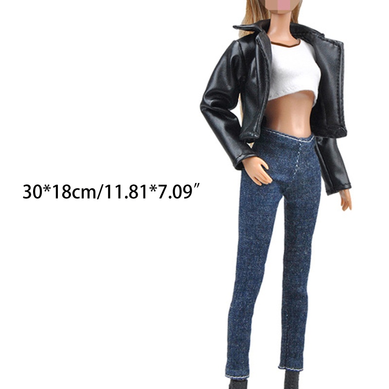 Bộ Đồ Thời Trang Cho Búp Bê Chất Liệu Da Dễ Thương