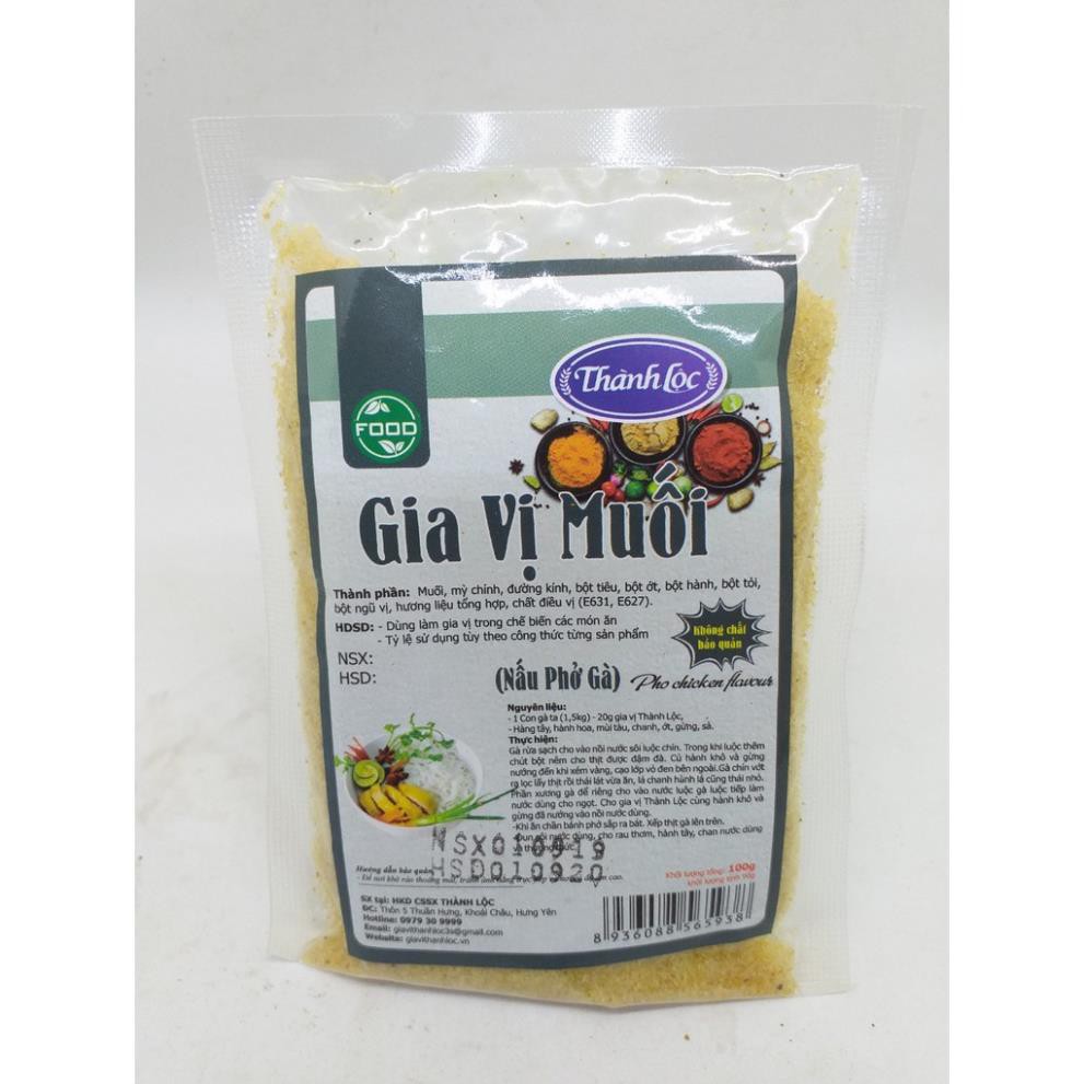 [Giá Hủy Diệt] 5Combo /Gia vị muối (nấu phở gà) G100g (90g)/10 Gia Vị Thành Lộc