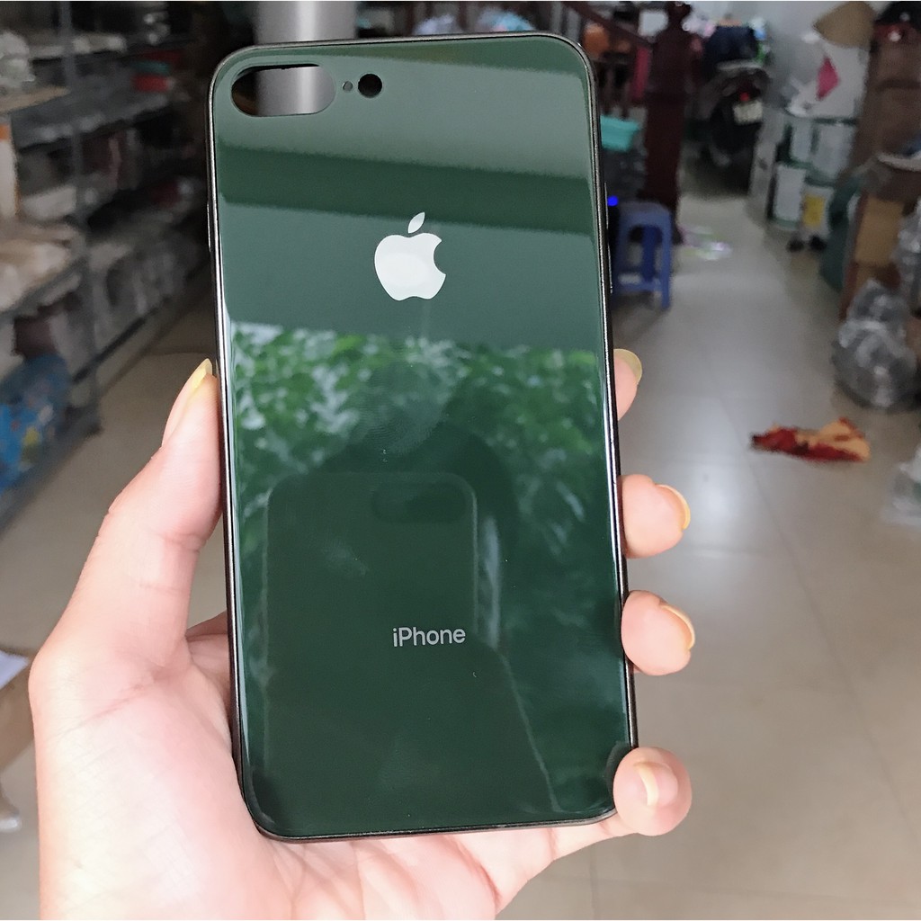 Ốp kính cường lực viền dẻo cùng màu với lưng máy full mã máy từ Iphone6 đến 12ProMax_khobuon