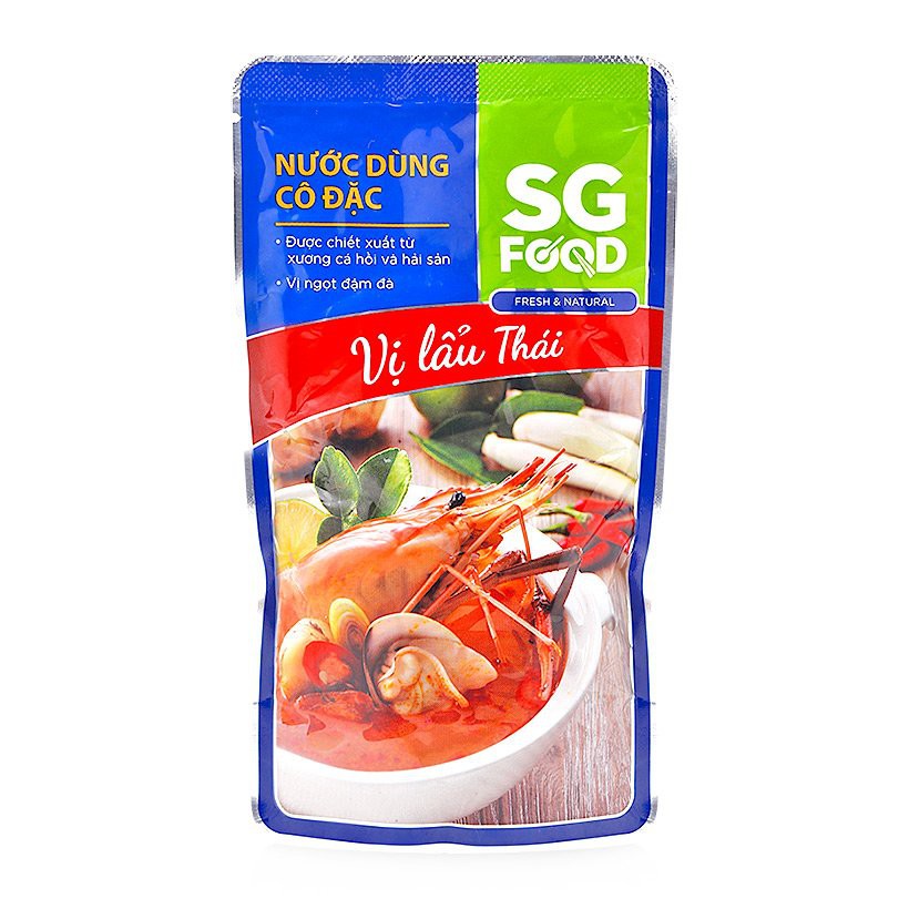 Nước dùng cô đặc vị lẩu Thái SG Food gói 150g