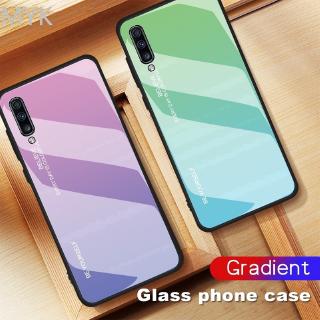 Ốp điện thoại kính cường lực hiệu ứng đẹp cho samsung a70 a60 a40 m40 a20e a80 a90