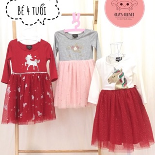 Váy Noel Pony -Váy công chúa xoè 3 lớp