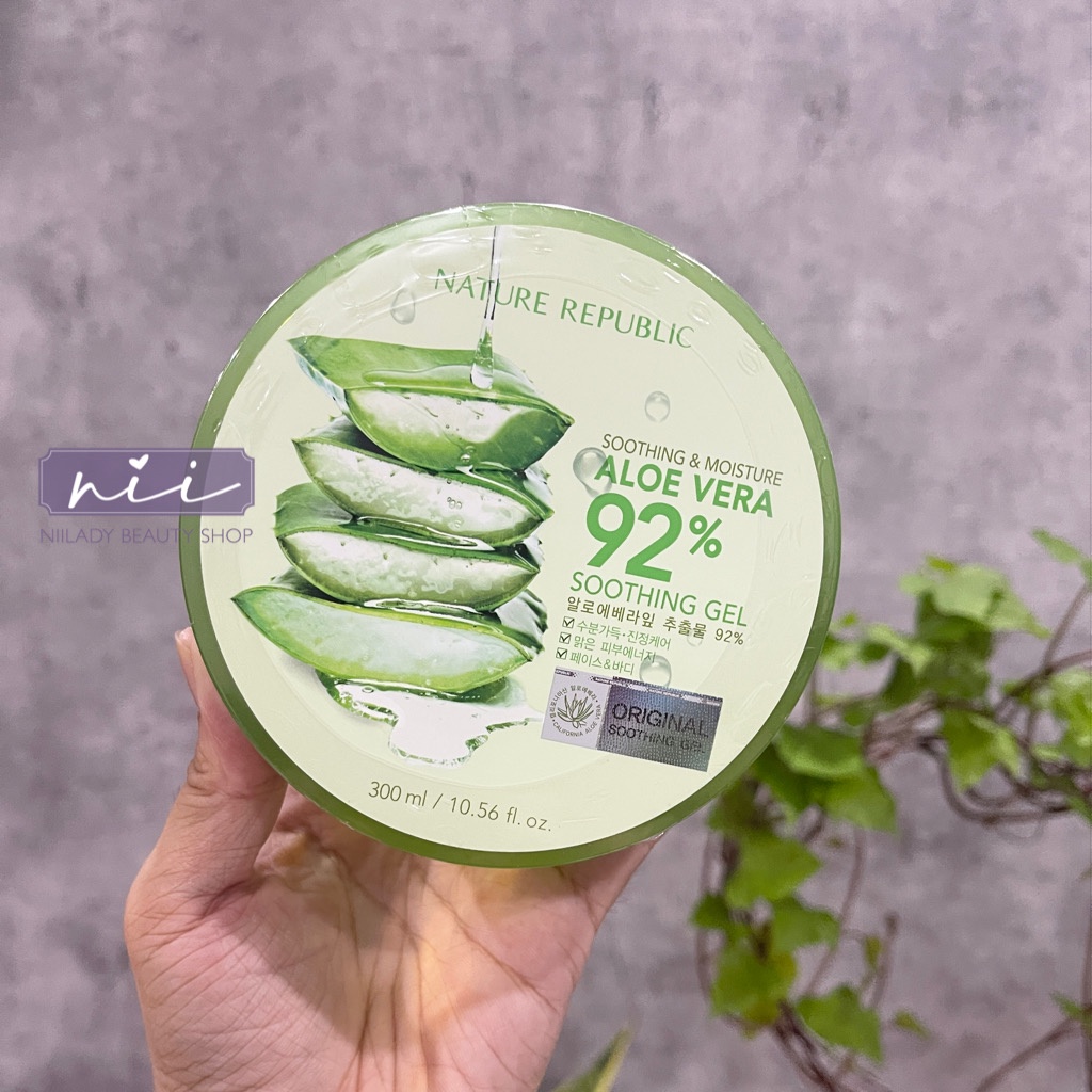 Gel nha đam Nature Republic Aloe Vera 92% Soothing Gel