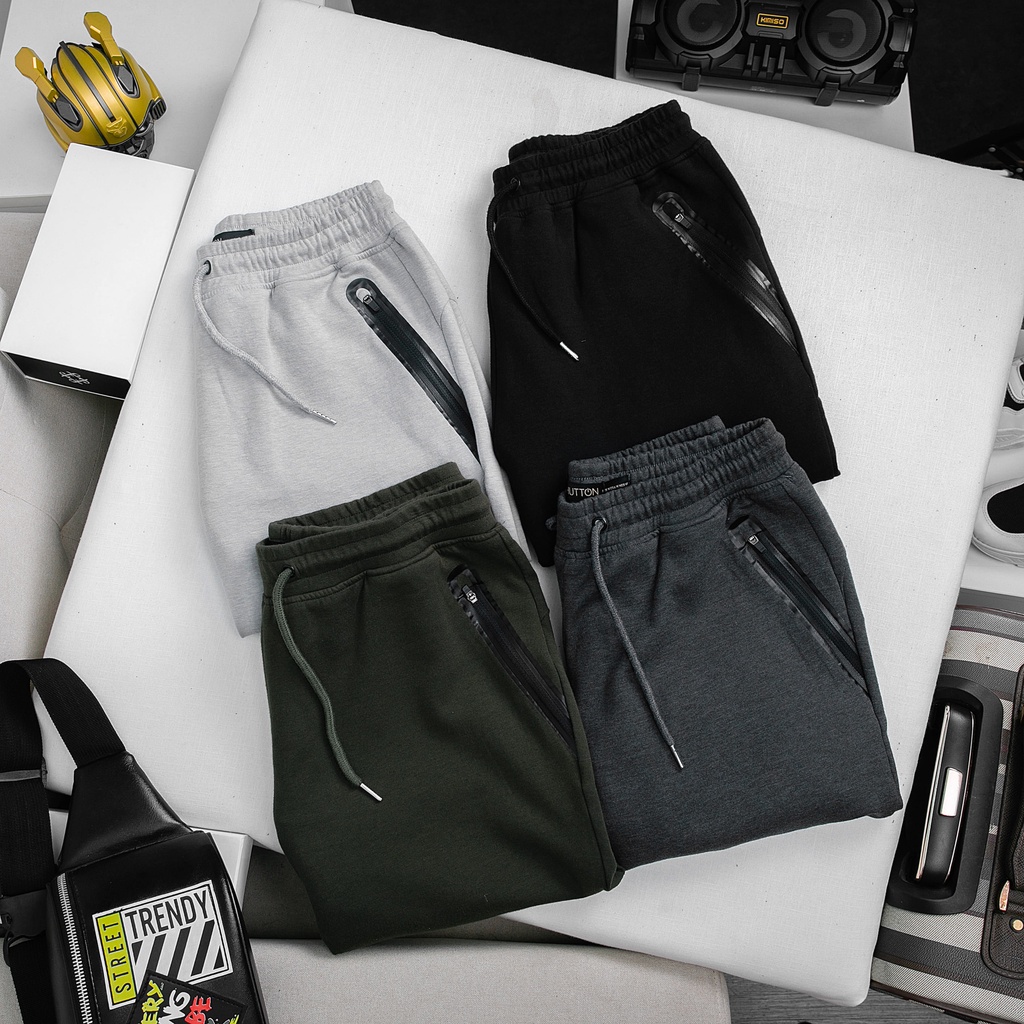 Quần Short Nam Túi Khoá Ép Sim - Co Dãn 2 Chiều