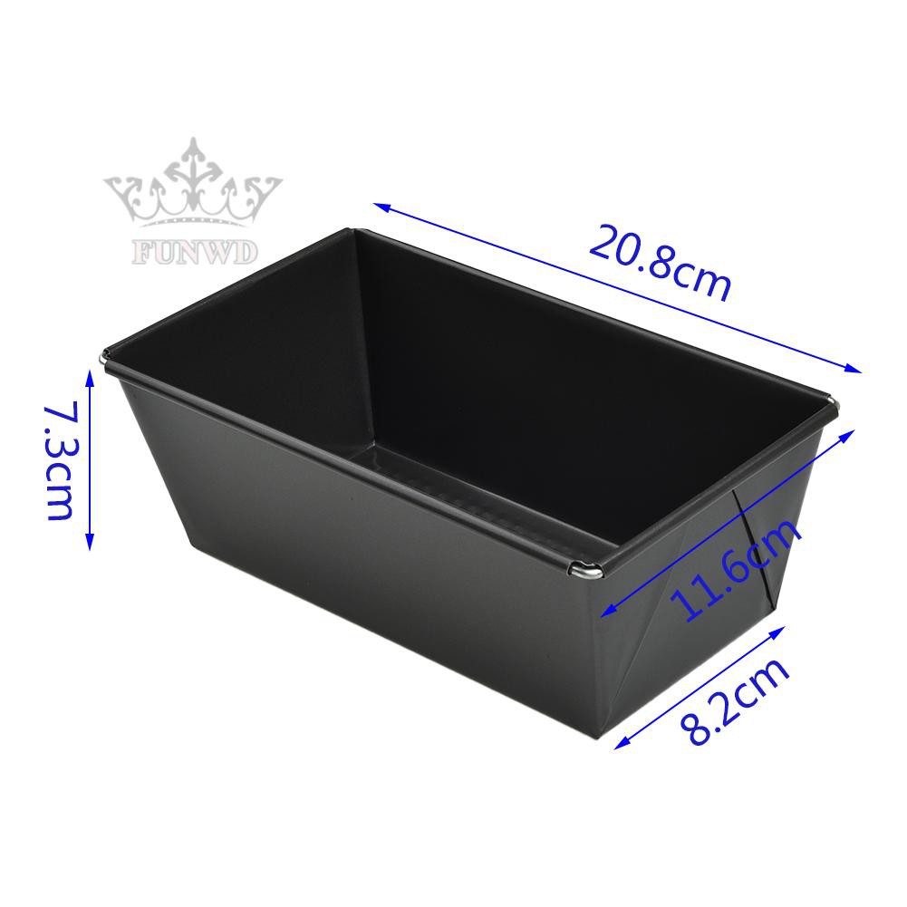 Baking Rectangular Mould Non-stick Bread Pan Tray Solid Color