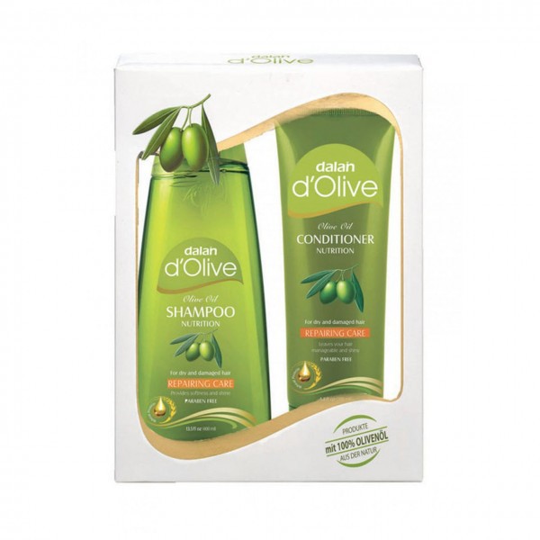 Dầu xả cho tóc khô &amp; hư tổn dalan D’Olive 200ml