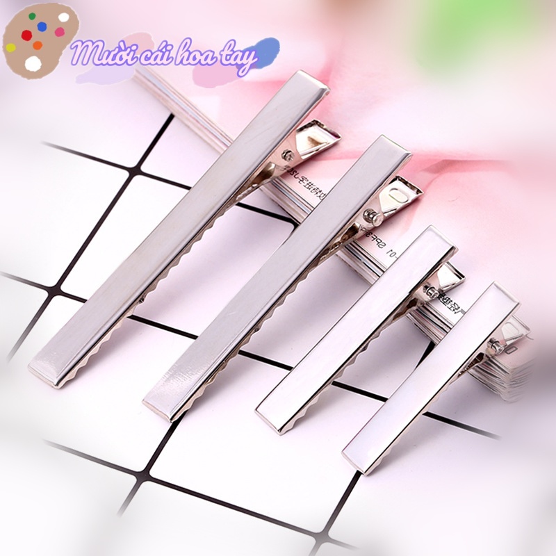 Sườn Kẹp Mỏ Vịt Bằng Inox Làm Kẹp Tóc Handmade Thủ Công Tự Làm Kẹp Tóc Khéo Tay Duyên Dáng