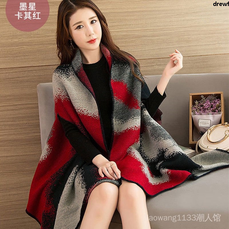 Áo choàng Cardigan dày dặn thời trang mùa đông