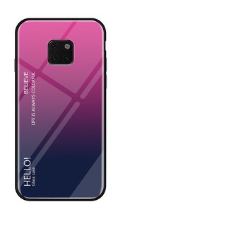 Tempered Glass Case For Huawei Mate 20 Pro Luxury Gradient Back Cover
