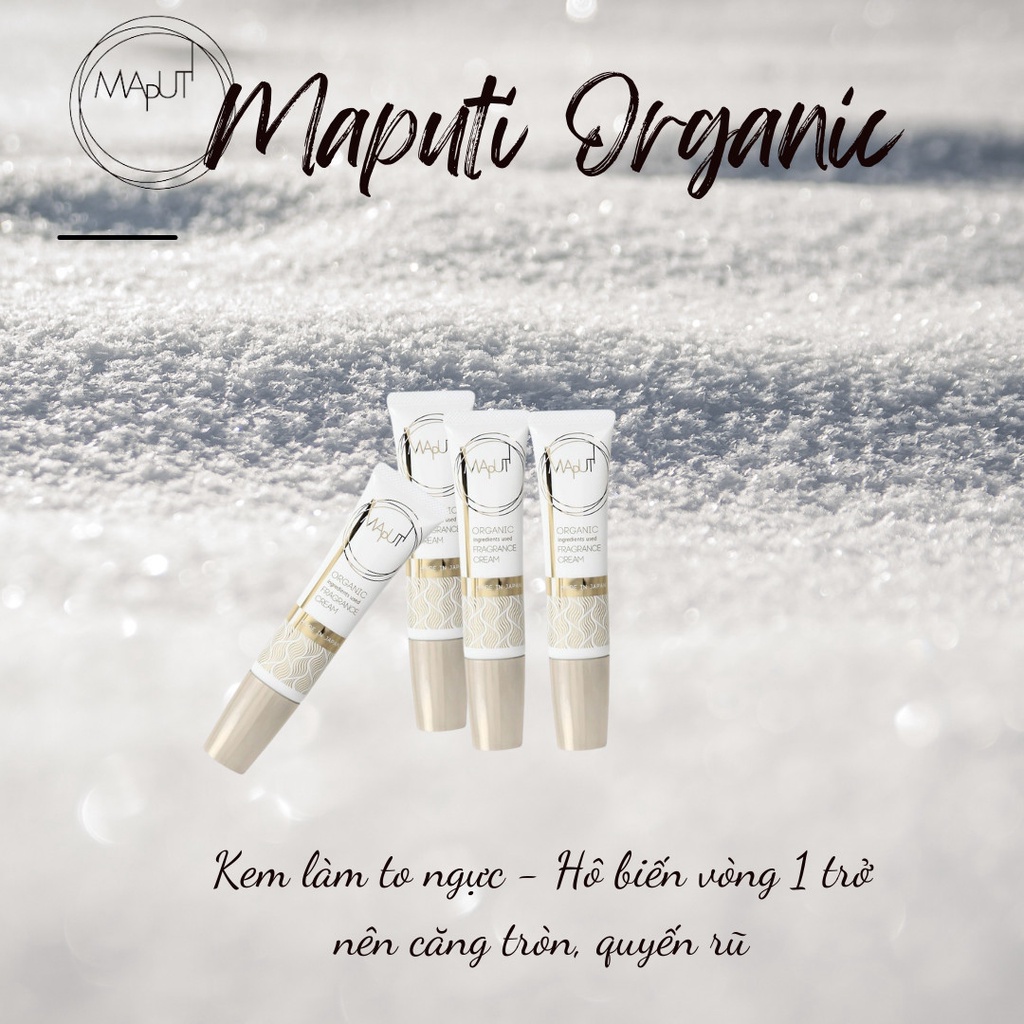 Kem tăng Vòng 1 và vòng 3 Maputi, kem nâng ngực Nhật Bản 60gr