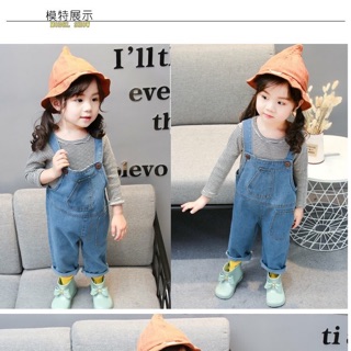 Quần yếm bò cho bé gái