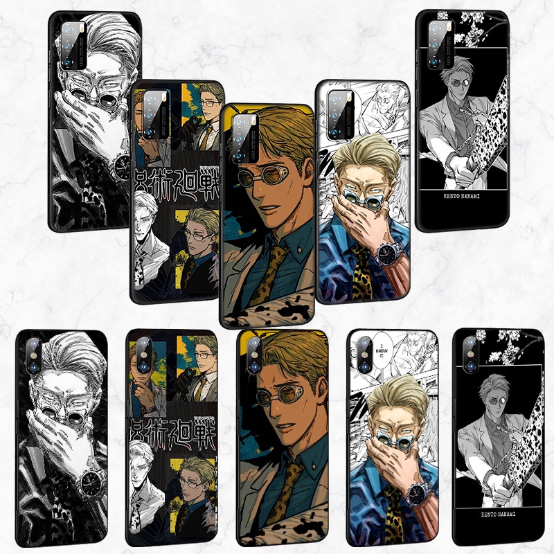 Ốp Điện Thoại Mềm Viền Đen Hình Kento Nanami Jujutsu Kaisen Cho Xiaomi Redmi Note 8T 8 7 6 5 K30 Pro GA96