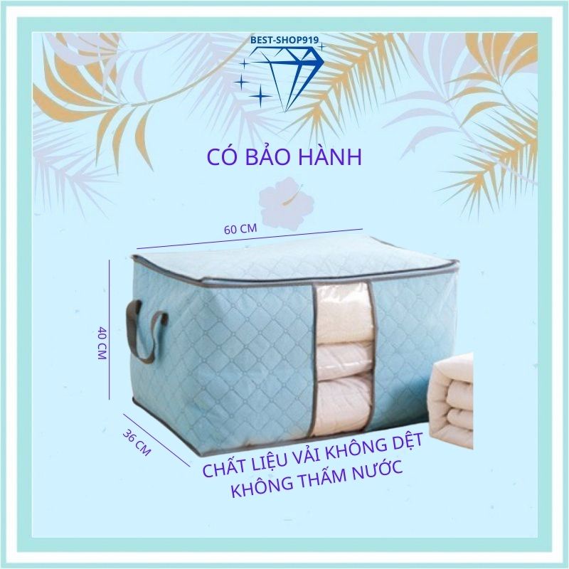 Túi Đựng Chăn Màn Quần áo Có quai xách Tủ Vải Đa Năng Chống Nước Nấm Mốc Côn Trùng,Tiện ích gia đình
