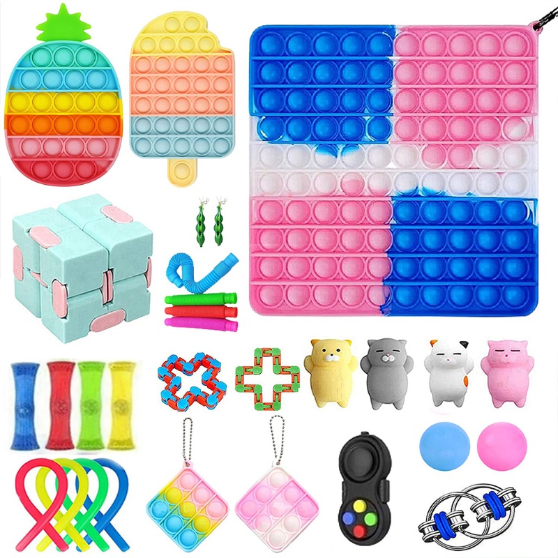 Set 30 Móc Khóa Con Quay Đồ Chơi Fidget Spinner GiúP GiảM Stress