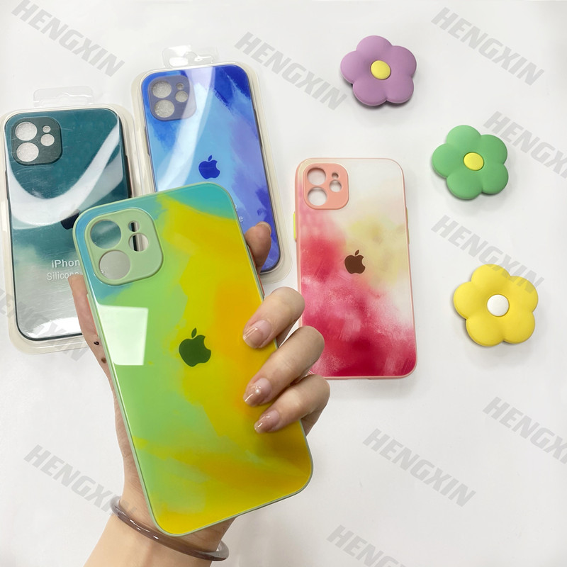 Ốp Lưng Mặt Kính Chống Rơi Cho Iphone 7 8 7 8plus X Xs Xr Xsmax 11 11pro 11 Pro Max 12 12promax Plus | BigBuy360 - bigbuy360.vn