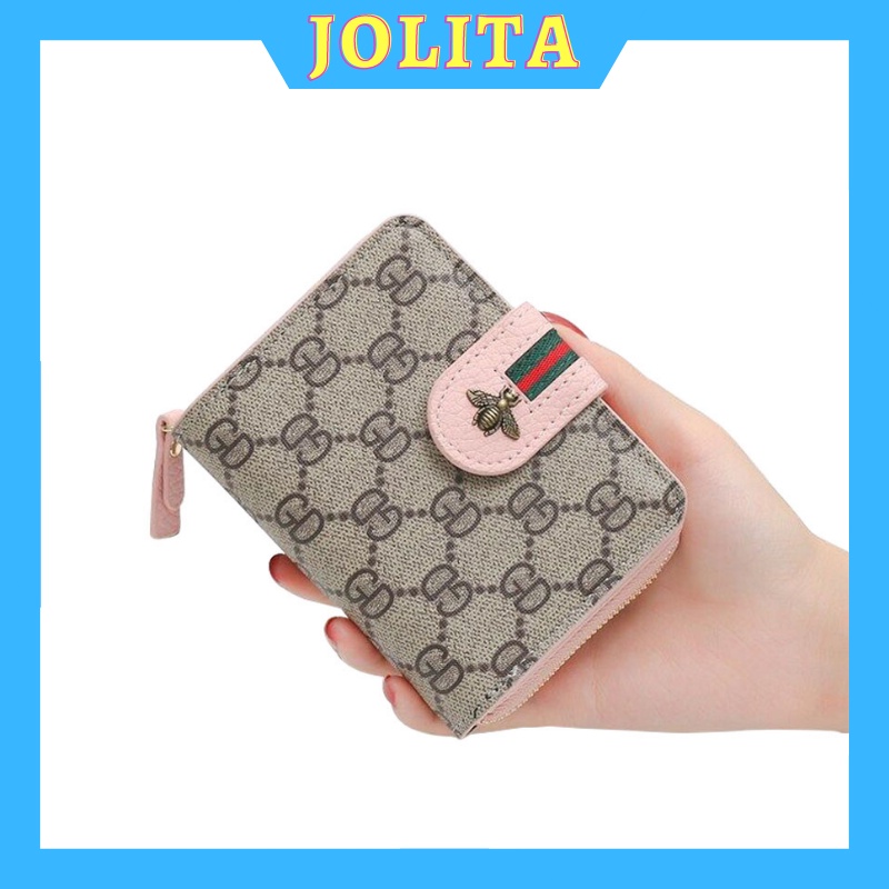 Ví nữ ngắn mini cầm tay nhỏ gọn cute dễ thương nhiều ngăn đẹp thời trang Hàn Quốc giá rẻ cao cấp JOLITA VN20
