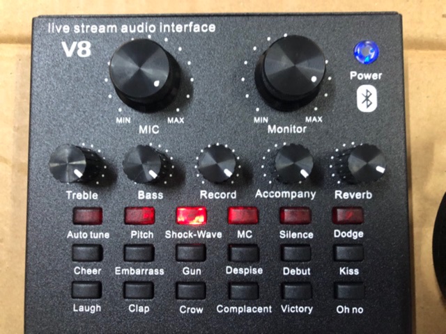 [Freeship toàn quốc từ 50k] Bộ thu âm v8 bluetooth míc bm900 full phụ kiện tặng tai akg ( 5 món)