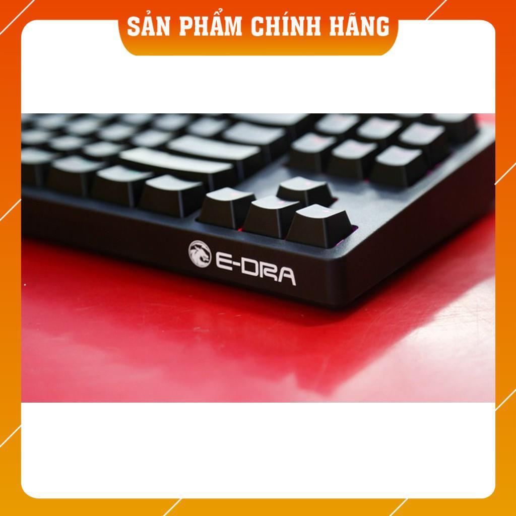 Bàn phím cơ Gaming Edra EK387 Led RGB/ Rainbow  - Chính hãng BH 24 tháng