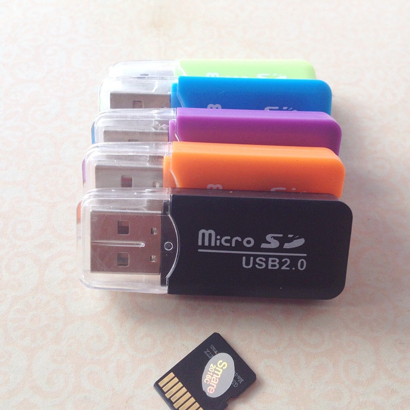 Đầu Đọc Thẻ Nhớ Cổng USB 2.0 Microsd Tf Chất Lượng Cao CARZONE.TOP