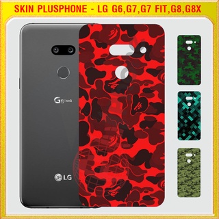 Dán Skin cho LG G6, G7, G7 Fit, G7 Plus, G8 thinQ, G8x màu matrix camo