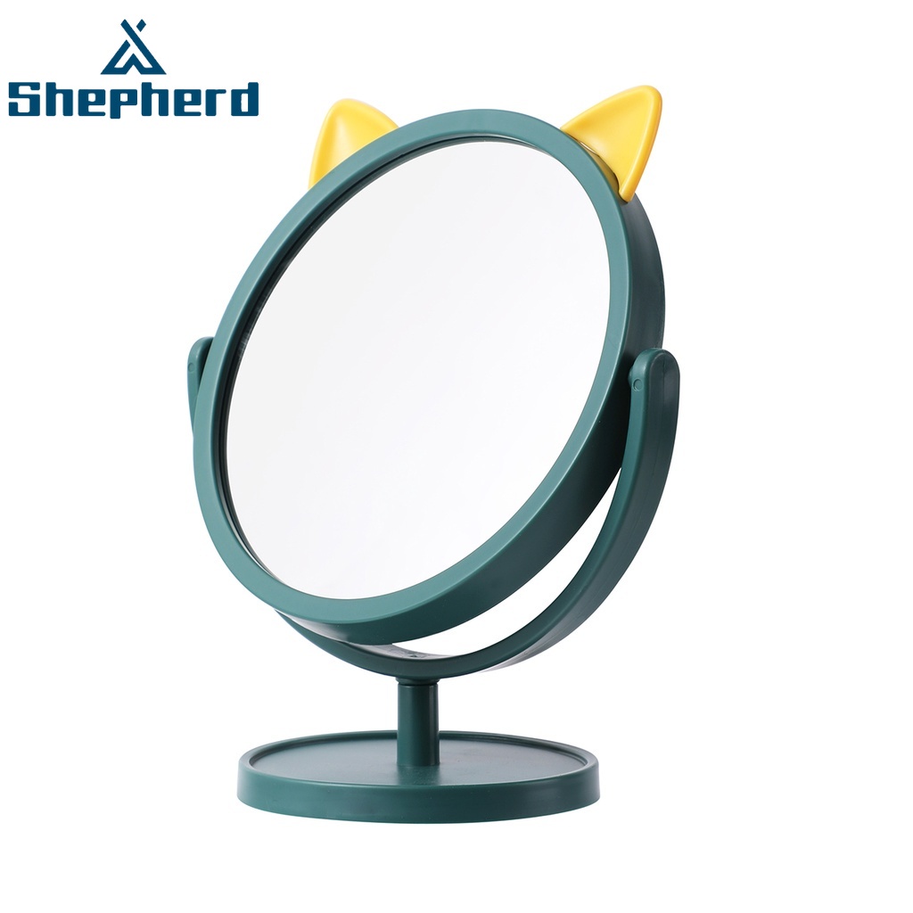 Gương Shepherd để bàn dễ gấp gọn có thể xoay và độ nét cao