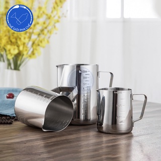 [HOT] Ca Đánh Sữa Có Vạch Đong Inox ( Vạch Đong Trong và Ngoài )