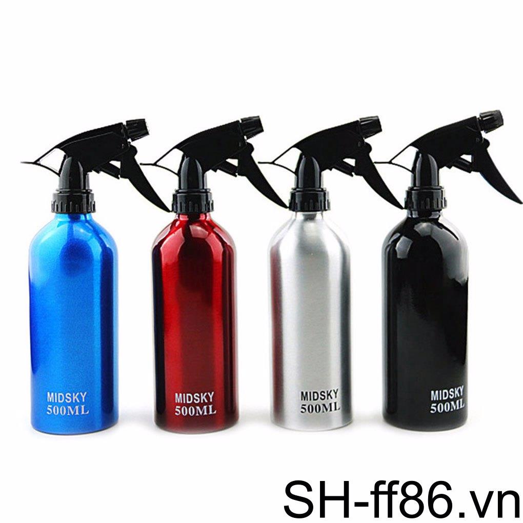 Bình Xịt Nước Rỗng Bằng Nhôm 500ml Kèm Giá Đỡ Tiện Dụng