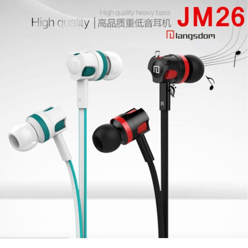 Khuyến mại khủng] Tai nghe nhét tai earphone Langsdom JM26 Super Bass -dc2339