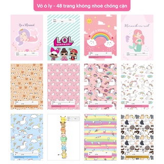 Combo 10 cuốn vở ô ly - vở kẻ ngang