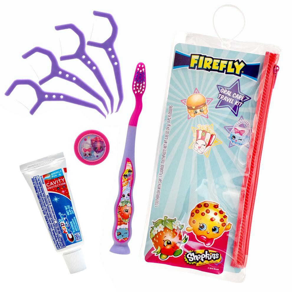 Set bàn chải FireFly + kem đánh răng Crest Kids 24g (USA)