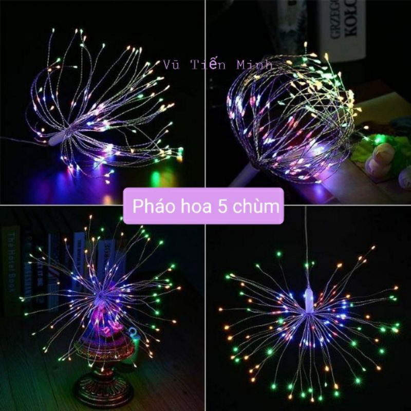 Dây đèn Led PHÁO HOA dùng để trang trí ngoài trời chống nước tuyệt đối, Sân Vườn, trang trí tết 2022